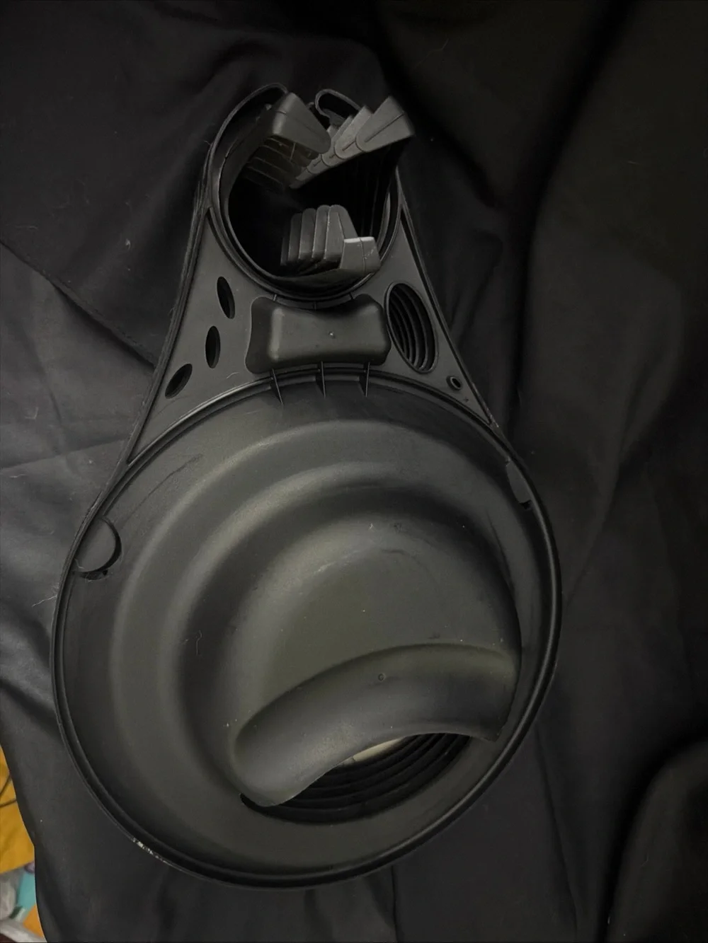 Plate, Beverage & Utensil Holder - Black